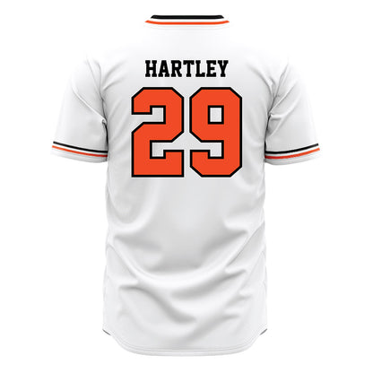 Campbell - NCAA Baseball : Wiley Hartley - White Jersey