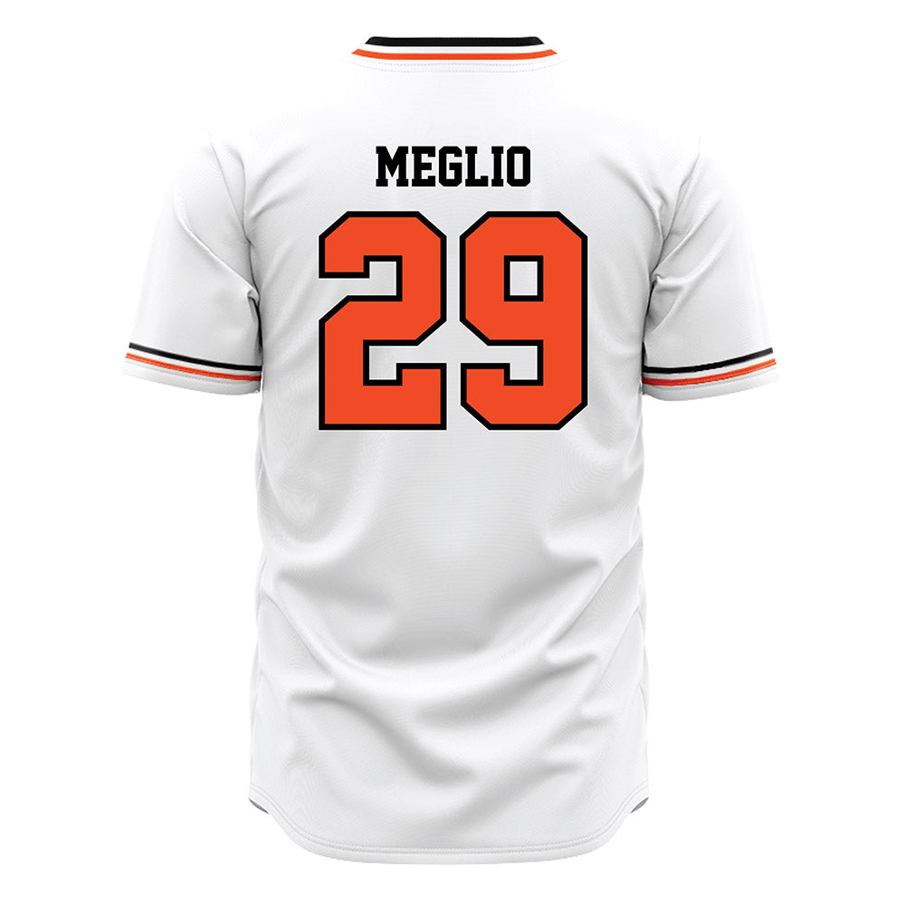 Campbell - NCAA Baseball : Charlie Meglio - White Jersey