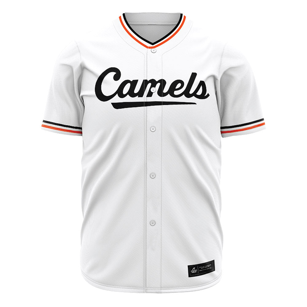 Campbell - NCAA Baseball : Charlie Meglio - White Jersey