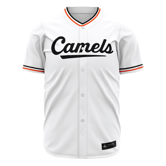 Campbell - NCAA Baseball : Jackson Thompson - White Jersey