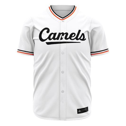 Campbell - NCAA Baseball : Owen Simmons - White Jersey-0
