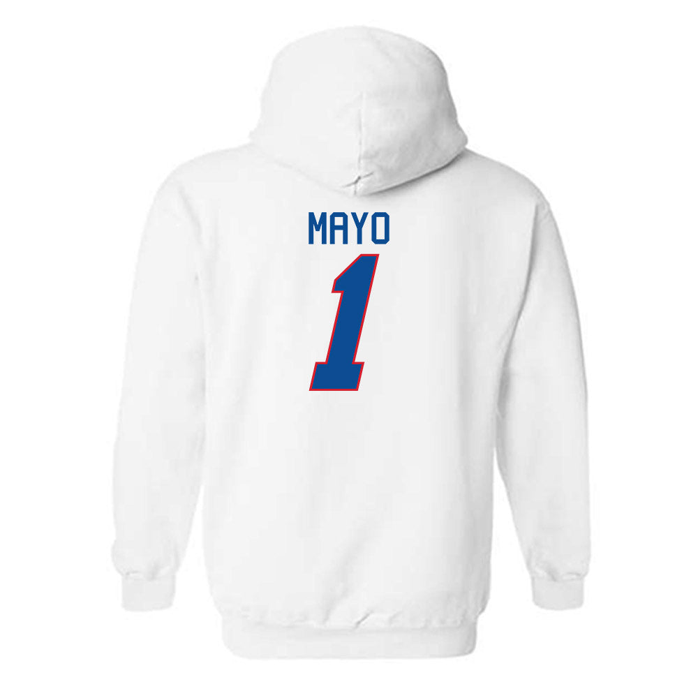 DePaul - NCAA Women's Basketball : Aizhanique Mayo - Replica Shersey Hooded Sweatshirt-1