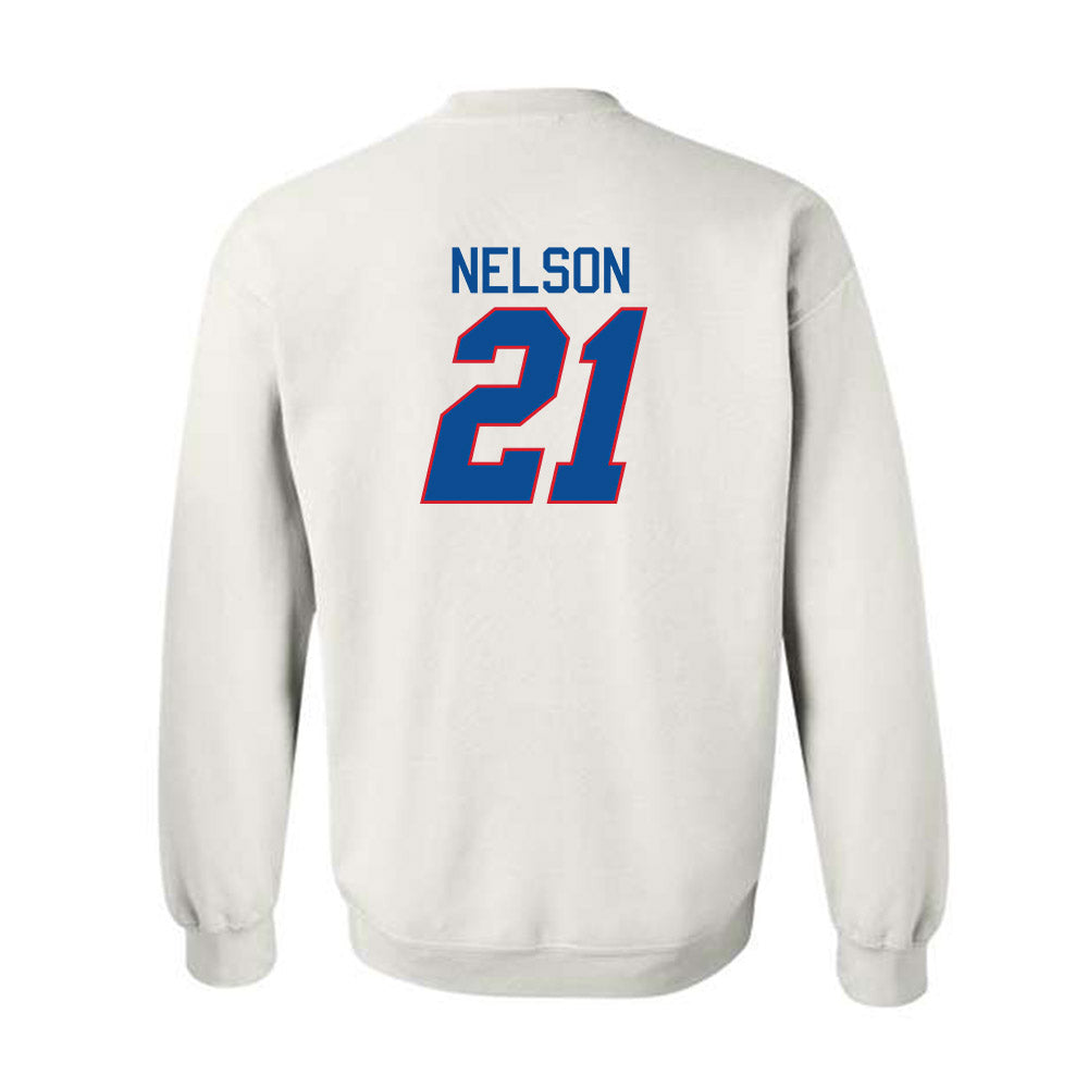DePaul - NCAA Women's Basketball : Natiah Nelson - Replica Shersey Crewneck Sweatshirt-1