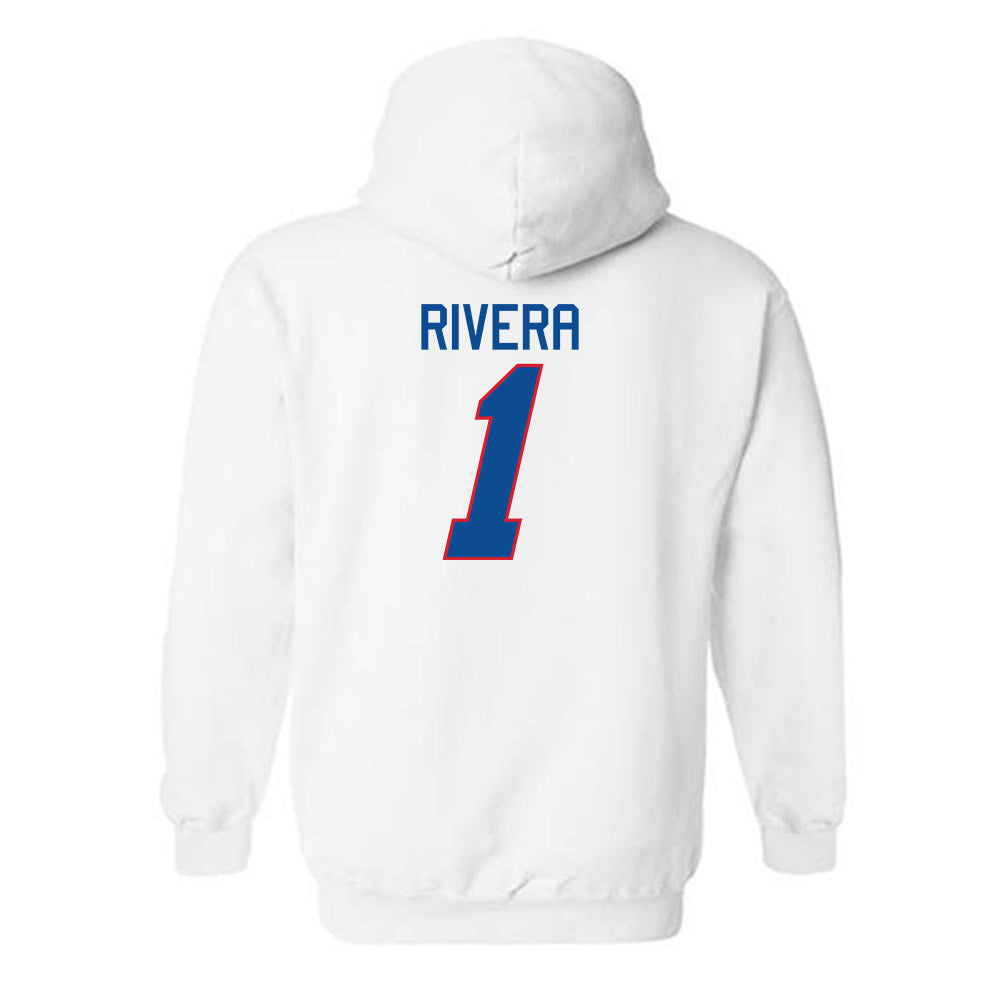 DePaul - NCAA Men's Basketball : Isaiah Rivera - Replica Shersey Hooded Sweatshirt