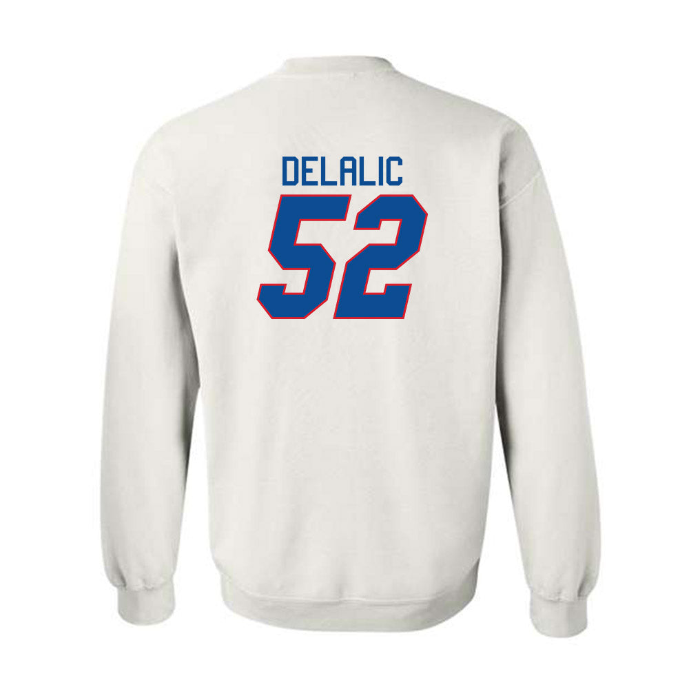 DePaul - NCAA Men's Basketball : Amsal Delalic - Replica Shersey Crewneck Sweatshirt-1