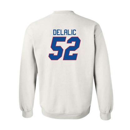 DePaul - NCAA Men's Basketball : Amsal Delalic - Replica Shersey Crewneck Sweatshirt-1