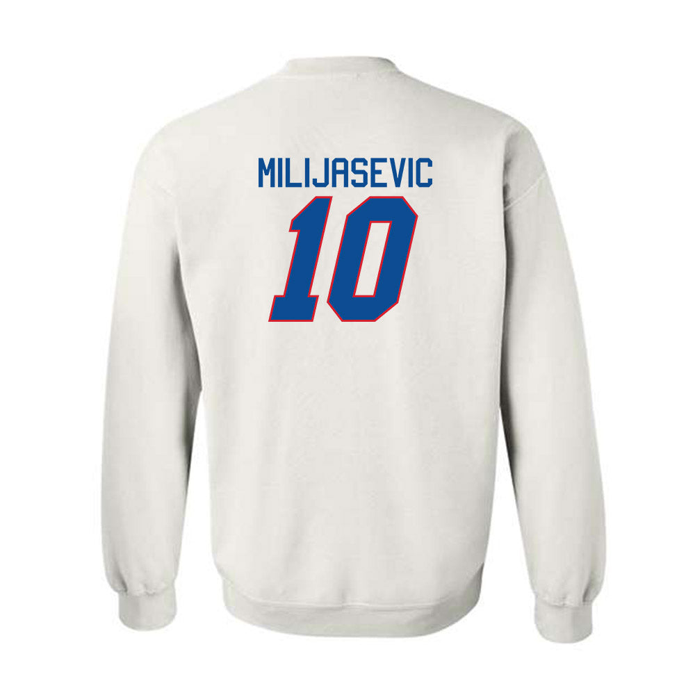 DePaul - NCAA Men's Basketball : Ilija Milijasevic - Replica Shersey Crewneck Sweatshirt-1