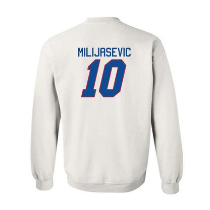 DePaul - NCAA Men's Basketball : Ilija Milijasevic - Replica Shersey Crewneck Sweatshirt-1