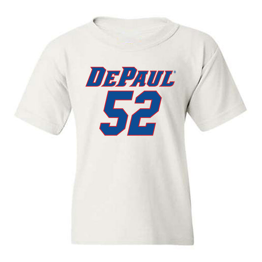 DePaul - NCAA Men's Basketball : Amsal Delalic - Replica Shersey Youth T-Shirt-0