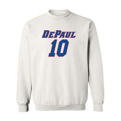 DePaul - NCAA Men's Basketball : Ilija Milijasevic - Replica Shersey Crewneck Sweatshirt-0