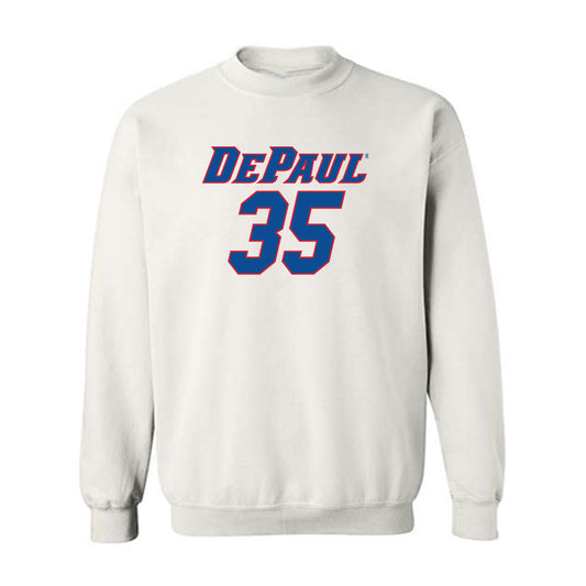 DePaul - NCAA Men's Basketball : NJ Benson - Replica Shersey Crewneck Sweatshirt