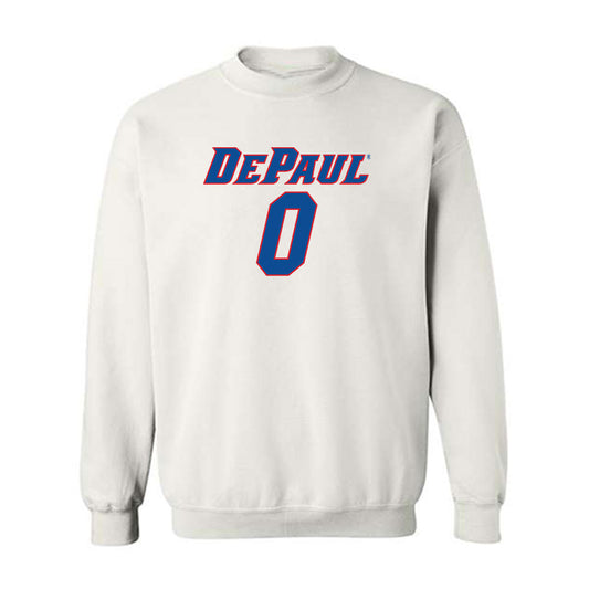 DePaul - NCAA Men's Basketball : Troy D'Amico - Replica Shersey Crewneck Sweatshirt-0