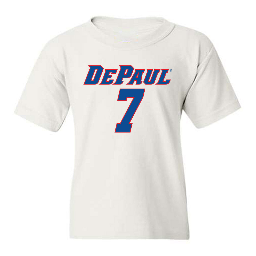 DePaul - NCAA Women's Basketball : Devin Hagemann - Replica Shersey Youth T-Shirt-0