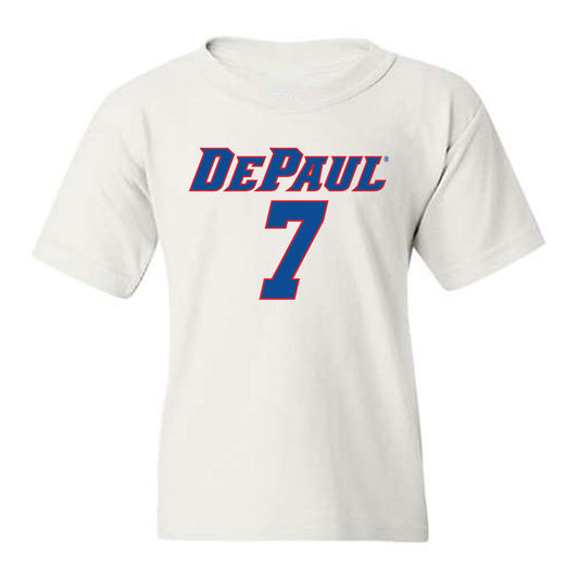 DePaul - NCAA Women's Basketball : Devin Hagemann - Replica Shersey Youth T-Shirt-0