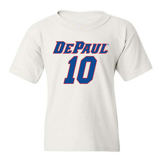 DePaul - NCAA Men's Basketball : Ilija Milijasevic - Replica Shersey Youth T-Shirt-0