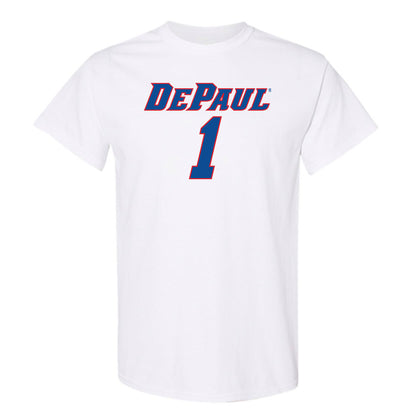 DePaul - NCAA Men's Basketball : Isaiah Rivera - Replica Shersey T-Shirt