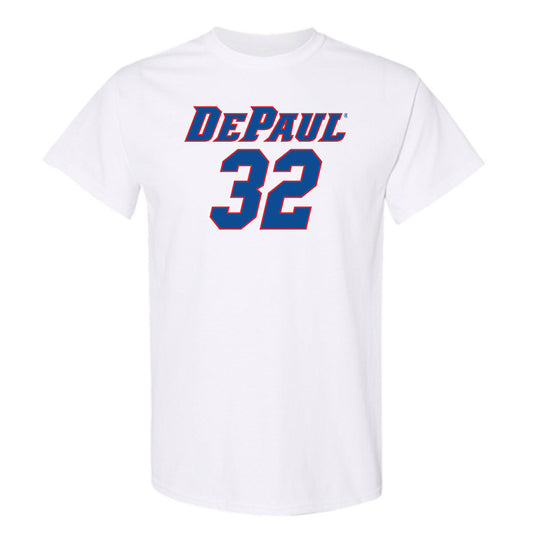 DePaul - NCAA Men's Basketball : Jeremy Lorenz - Replica Shersey T-Shirt-0