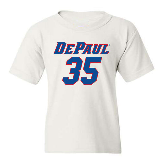 DePaul - NCAA Men's Basketball : NJ Benson - Replica Shersey Youth T-Shirt