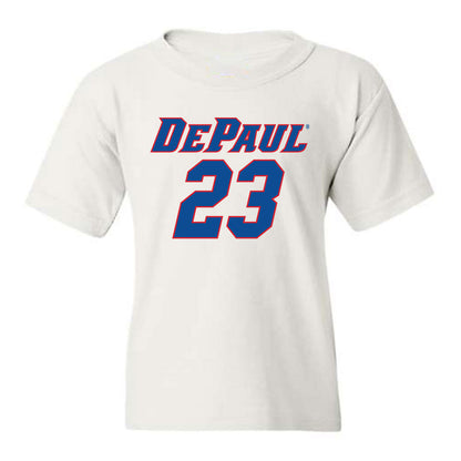 DePaul - NCAA Men's Basketball : David Thomas - Replica Shersey Youth T-Shirt