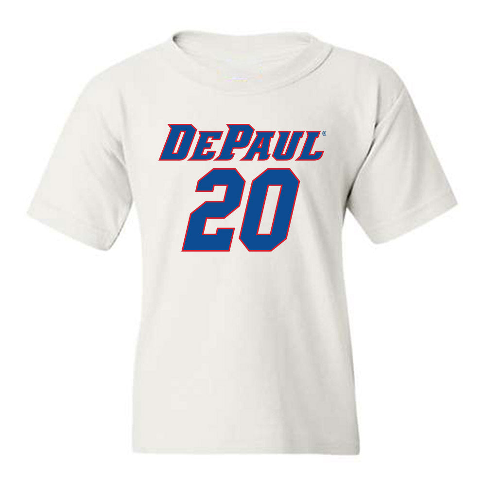 DePaul - NCAA Women's Basketball : Shakara McCline - Replica Shersey Youth T-Shirt-0