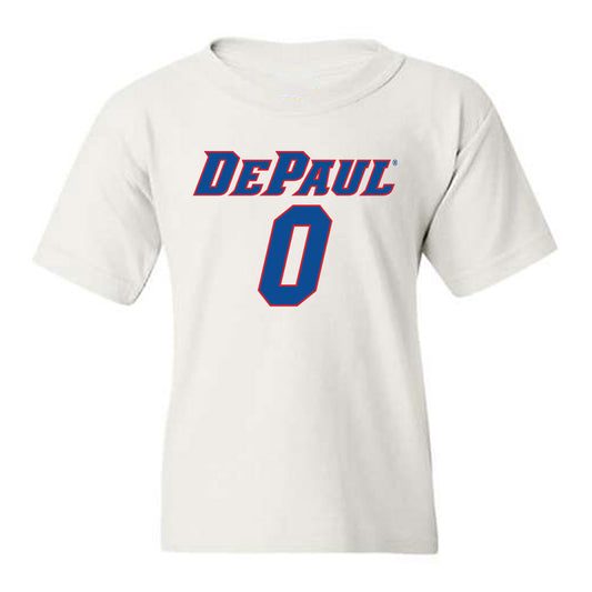 DePaul - NCAA Men's Basketball : Troy D'Amico - Replica Shersey Youth T-Shirt-0