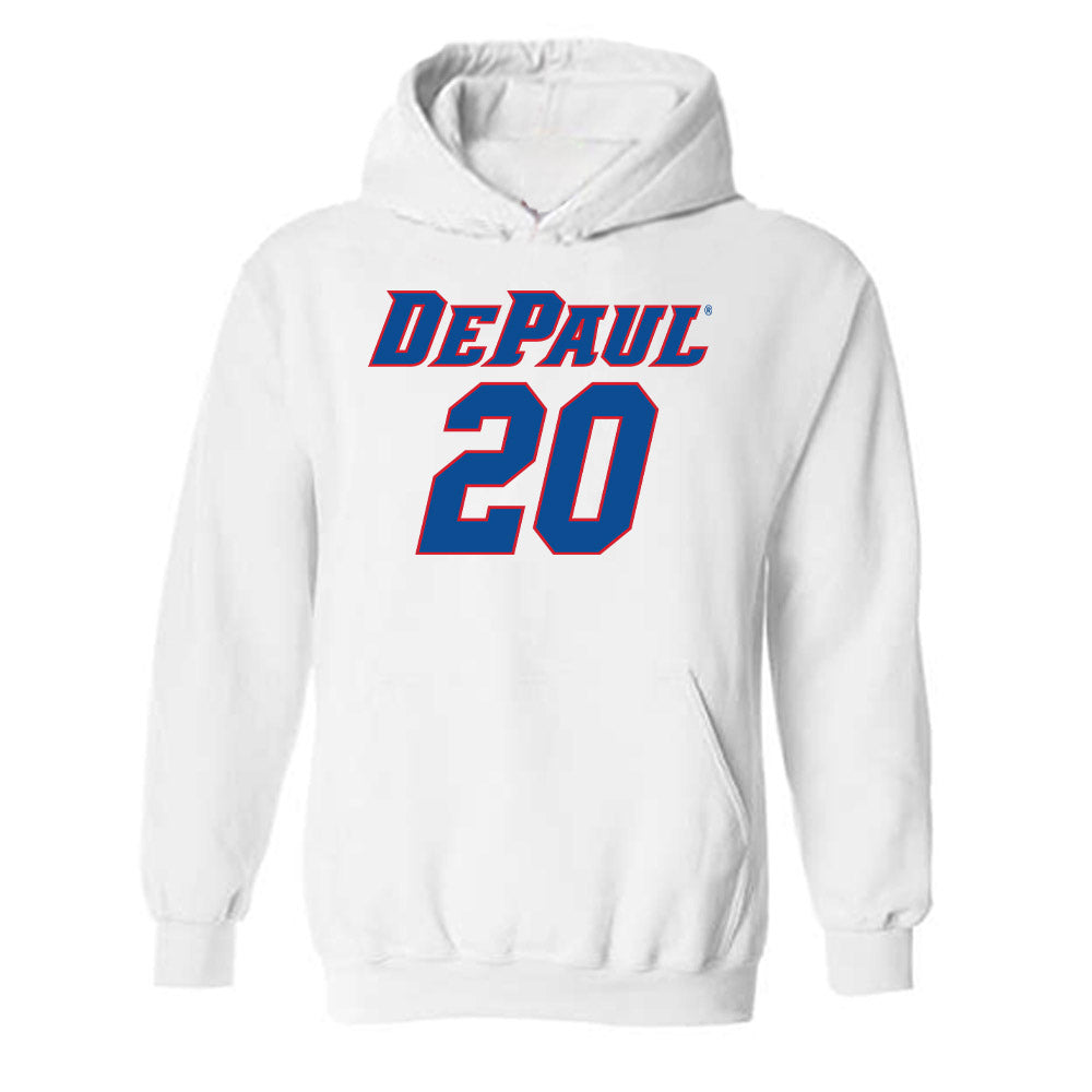 DePaul - NCAA Women's Basketball : Shakara McCline - Replica Shersey Hooded Sweatshirt-0