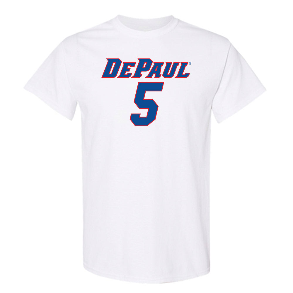DePaul - NCAA Men's Basketball : RJ Smith - Replica Shersey T-Shirt-0