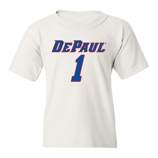 DePaul - NCAA Women's Basketball : Aizhanique Mayo - Replica Shersey Youth T-Shirt-0