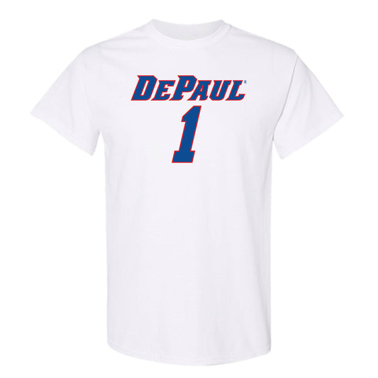 DePaul - NCAA Men's Basketball : Kaleb Banks - Replica Shersey T-Shirt-0
