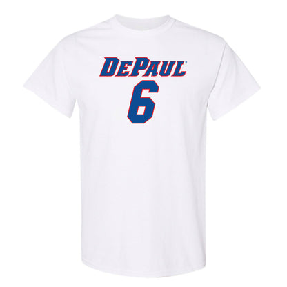 DePaul - NCAA Men's Basketball : Jonas Johnson - Replica Shersey T-Shirt-0