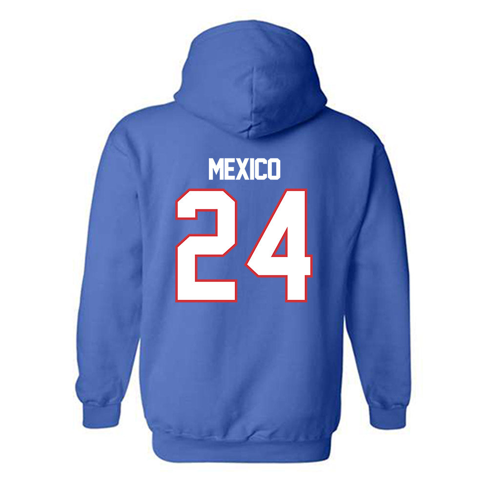 LA Tech - NCAA Baseball : Sebastian Mexico - Replica Shersey Hooded Sweatshirt-1