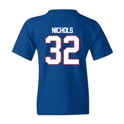 LA Tech - NCAA Baseball : Luke Nichols - Replica Shersey Youth T-Shirt-1