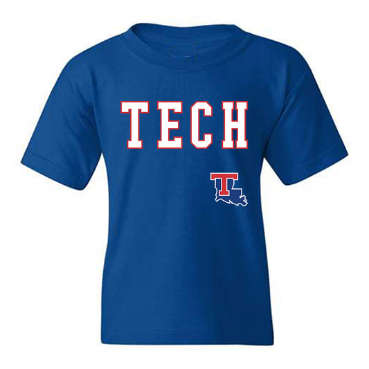 LA Tech - NCAA Baseball : Sebastian Mexico - Replica Shersey Youth T-Shirt-0