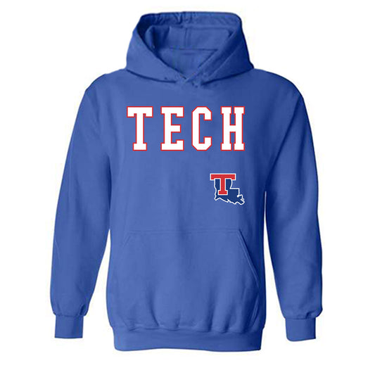 LA Tech - NCAA Baseball : Cade Patterson - Replica Shersey Hooded Sweatshirt-0