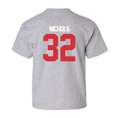 LA Tech - NCAA Baseball : Luke Nichols - Replica Shersey Youth T-Shirt-1