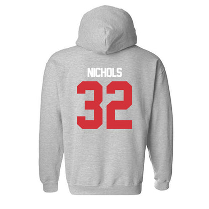 LA Tech - NCAA Baseball : Luke Nichols - Replica Shersey Hooded Sweatshirt-1