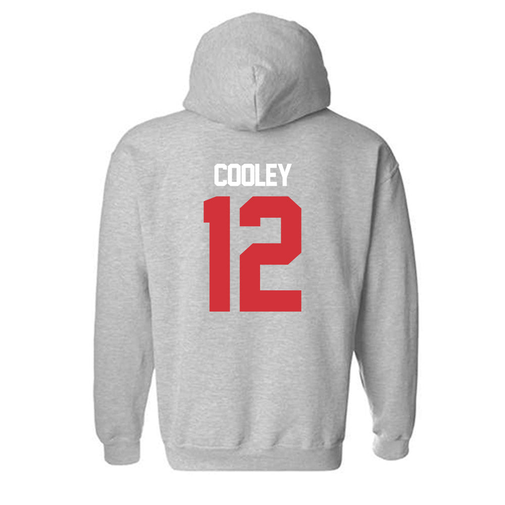 LA Tech - NCAA Baseball : Luke Cooley - Replica Shersey Hooded Sweatshirt-1