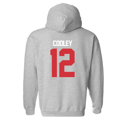 LA Tech - NCAA Baseball : Luke Cooley - Replica Shersey Hooded Sweatshirt-1