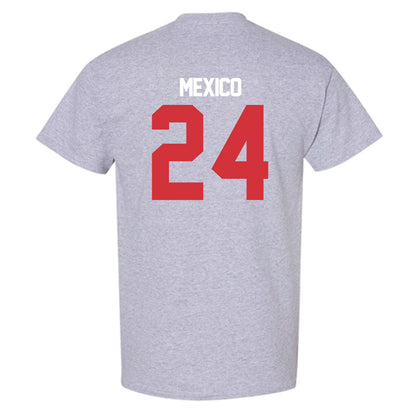LA Tech - NCAA Baseball : Sebastian Mexico - Replica Shersey T-Shirt-1