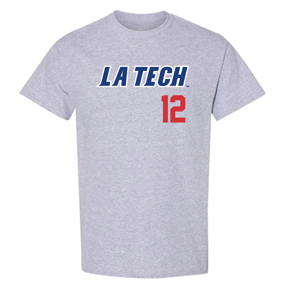 LA Tech - NCAA Baseball : Luke Cooley - Replica Shersey T-Shirt-0