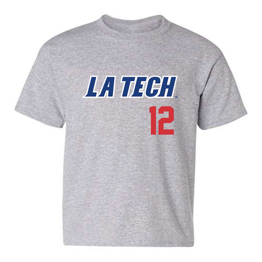 LA Tech - NCAA Baseball : Luke Cooley - Replica Shersey Youth T-Shirt-0