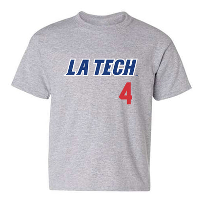 LA Tech - NCAA Baseball : Cade Patterson - Replica Shersey Youth T-Shirt-0