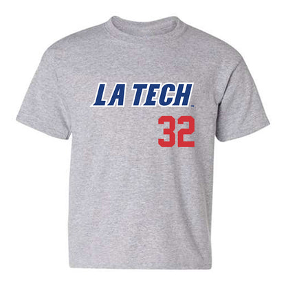 LA Tech - NCAA Baseball : Luke Nichols - Replica Shersey Youth T-Shirt-0