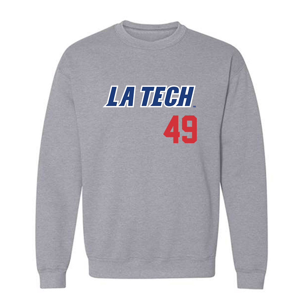 LA Tech - NCAA Baseball : Ethan Judice - Replica Shersey Crewneck Sweatshirt-0