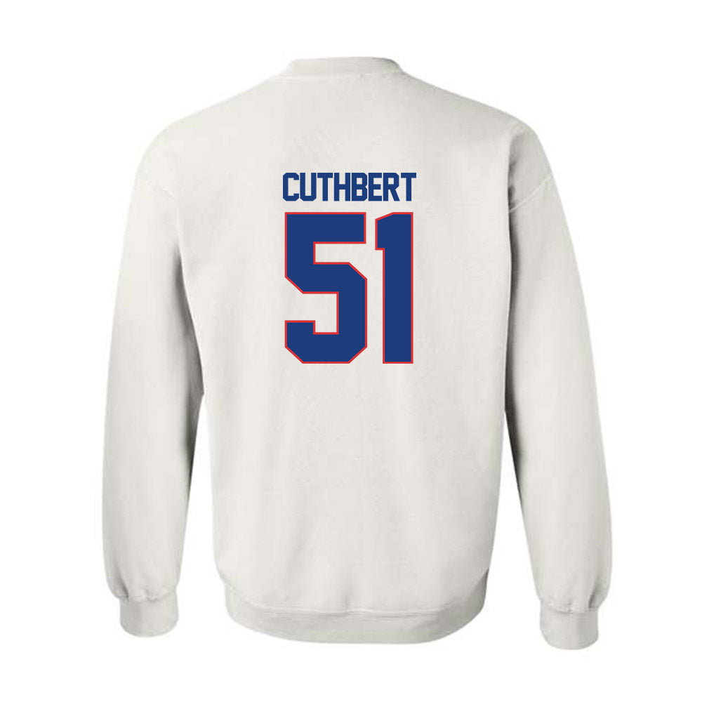 LA Tech - NCAA Football Legends : Josh Cuthbert - Generic Shersey Crewneck Sweatshirt-1