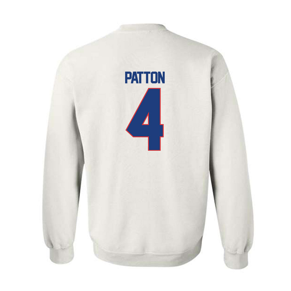 LA Tech - NCAA Football Legends : Quinton Patton - Generic Shersey Crewneck Sweatshirt-1