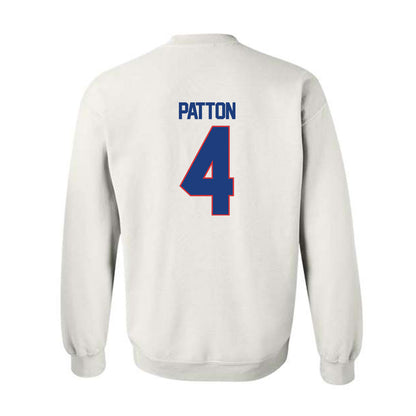 LA Tech - NCAA Football Legends : Quinton Patton - Generic Shersey Crewneck Sweatshirt-1