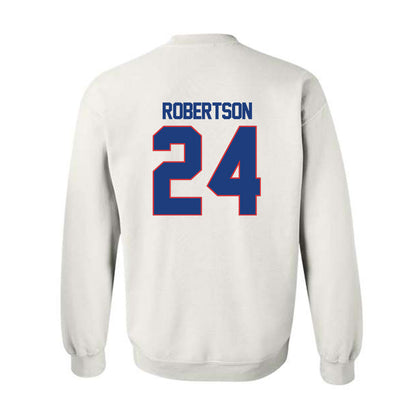 LA Tech - NCAA Football : Fredrick Robertson - Generic Shersey Crewneck Sweatshirt