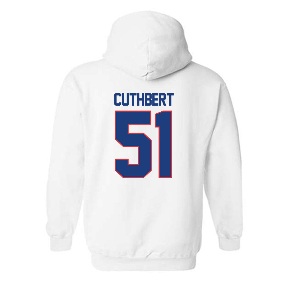 LA Tech - NCAA Football Legends : Josh Cuthbert - Generic Shersey Hooded Sweatshirt-1