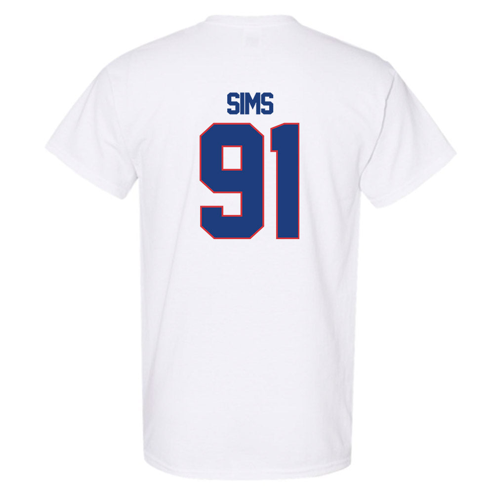 LA Tech - NCAA Football : Caleb Sims - Generic Shersey T-Shirt-1